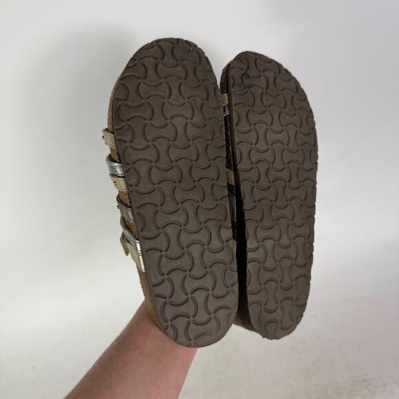 Naot Prescott Strappy Sandals Women's 6 Multicolor Leather Slip-On Open Toe - Picture 8 of 9